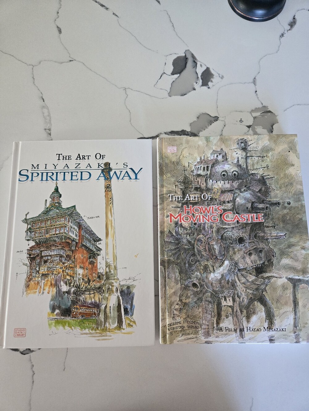 The Art of Miyazaki's Spirited Away & Howl's Moving Castle Hardcover Books